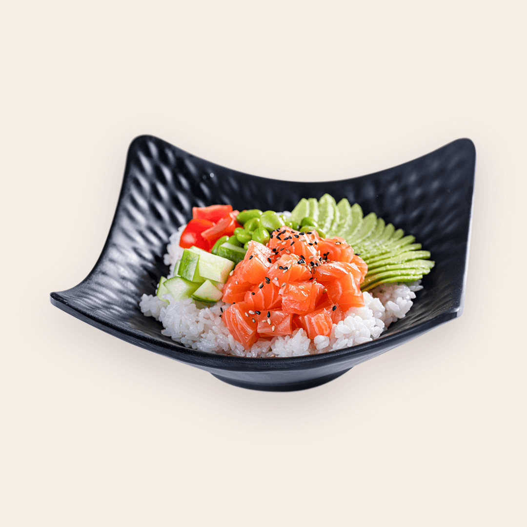 SALMON POKE BOWL – Zen Sushi to Go